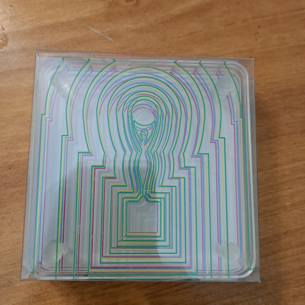 Colorful Geometric Acrylic Block - Picture 3 of 3